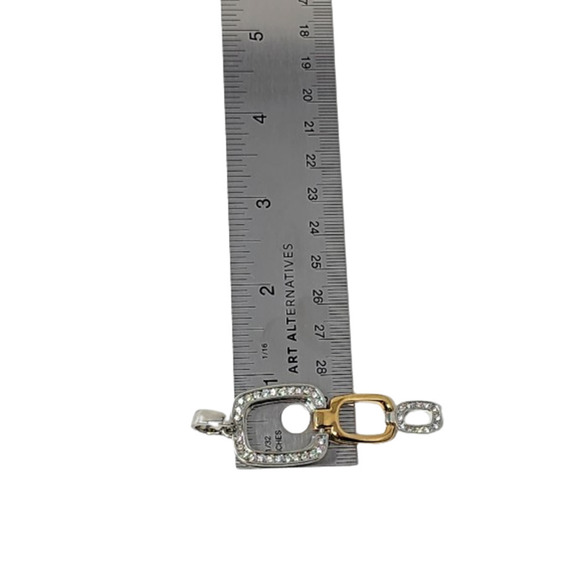 Lia Sophia "Flipout" Women's Reversible Pendant Slide for Necklaces and Chains - Picture 6 of 9